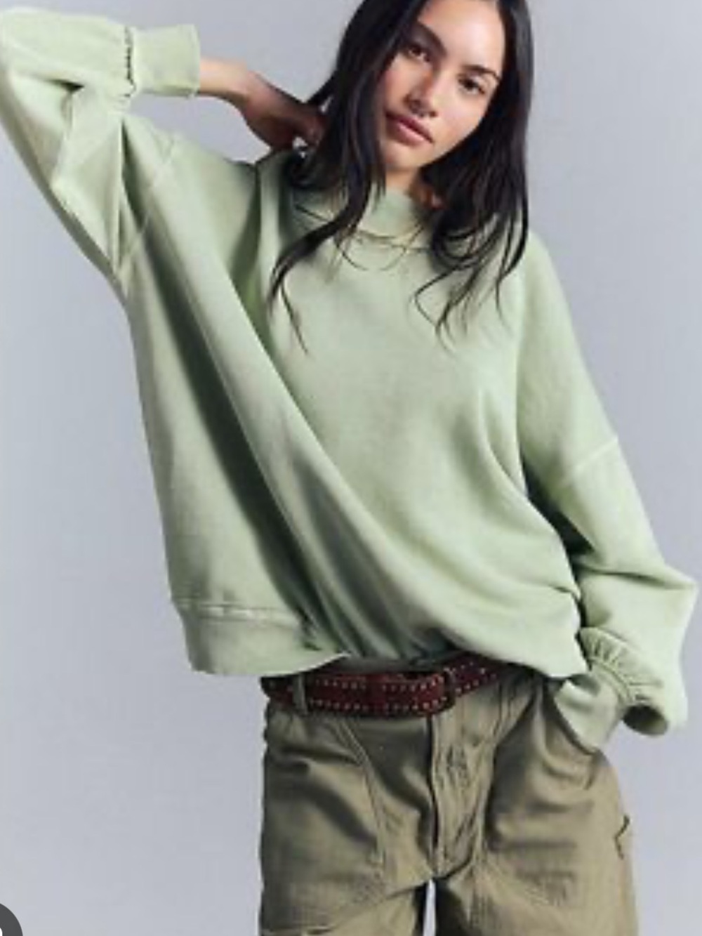 PALM SPRINGS PULLOVER SOFT MOSS